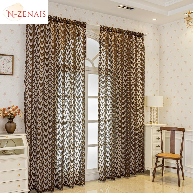 

Custom Size！！European Style Elegant Romantic Jacquard Grace Fashion Classic Curtains for Living Dining Room Bedroom Decor Window