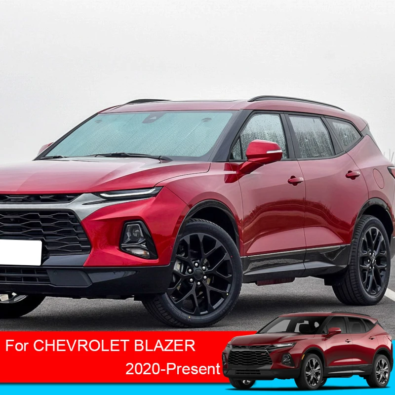 

Автомобильные солнцезащитные козырьки с УФ-защитой для Chevrolet Blazer 2020-2025, занавеска на боковое окно, солнцезащитный козырек, лобовое стекло, автомобильный аксессуар