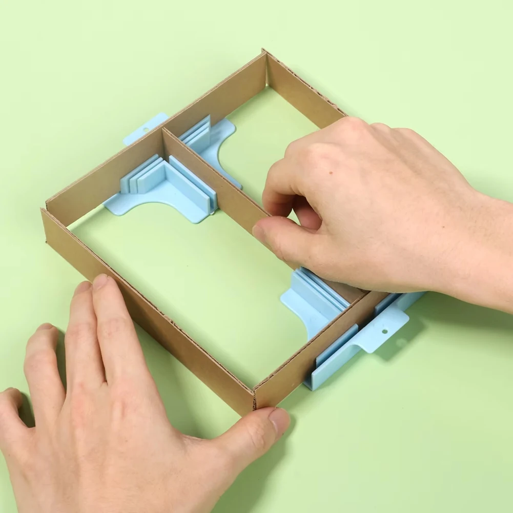 ABMS-Enduring Corner Guide For Chipboard Box- Right Angle Clamp Tool 8Pcs For 1Mm 1.5Mm 2Mm And 3Mm Thicknesses Paper Holding Bl