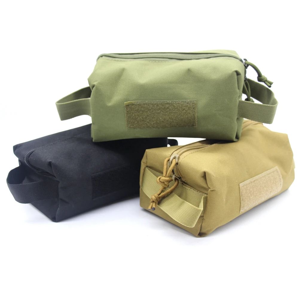 Tactical 1000D Nylon Sundry Bag CS Accessories Bag Bullet Storage First Aid KIit Portable Sorting Bag Dump Bag Ammunition Bag