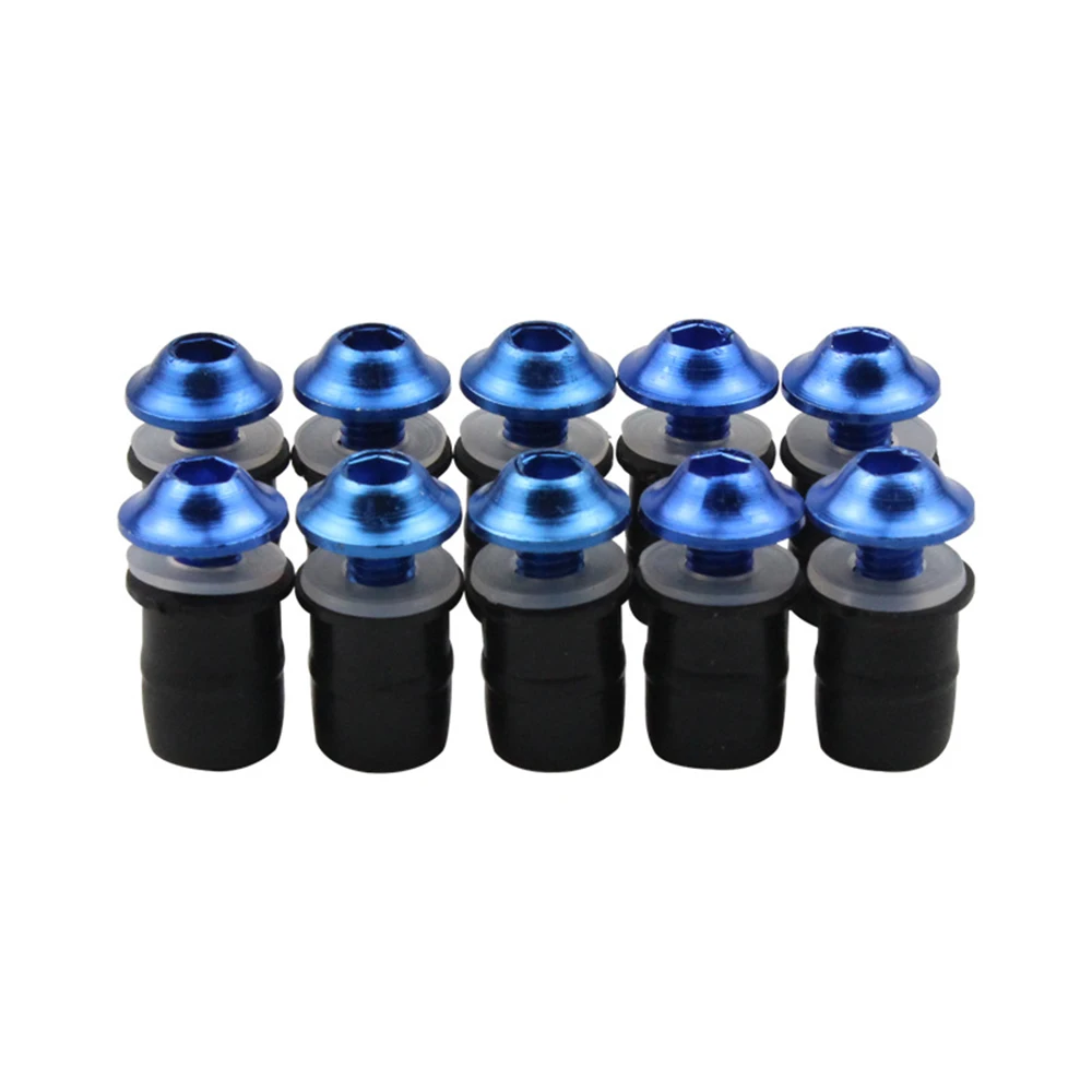 10Pcs/Set M5 X 16mm Universal Motorbike Windshield Fasterner Kit Windscreen Nut Bolt Washer Screw Fairing Screen Fasterners