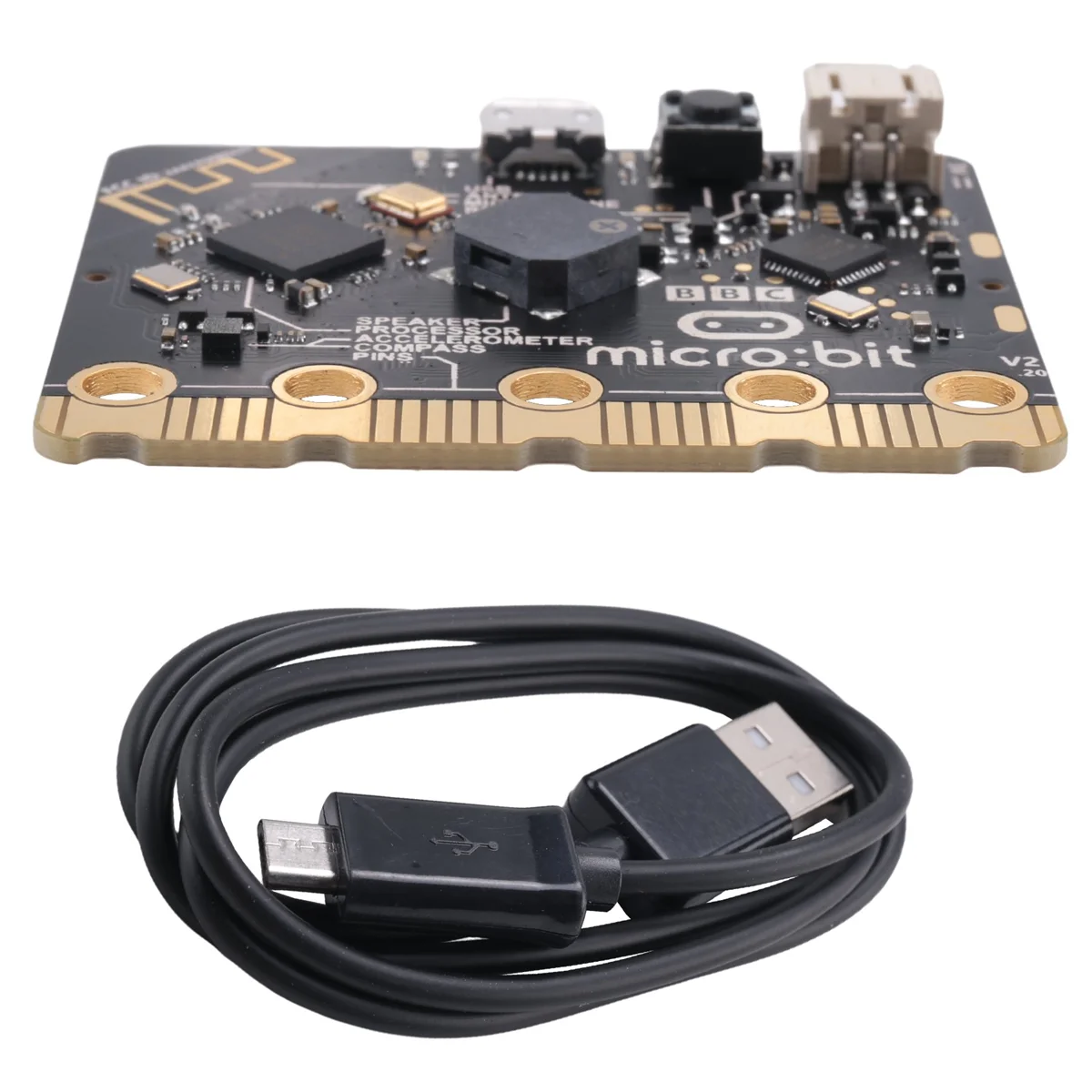 Плата разработки BBC Micro-Bit V2.2 BLE5.0 Графический программируемый процессор Python Nordic- Nrf52833 для детей