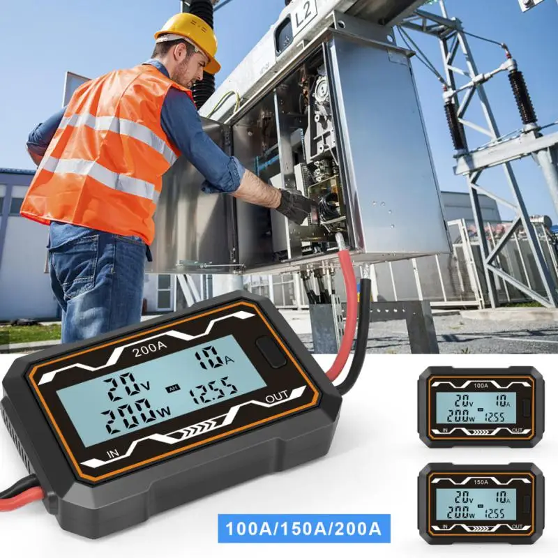 Watt Meter High Accuracy Digital Wattmeter Backlight Lcd High Precision Electric Power Consumption Analyzer Power Meters Tools