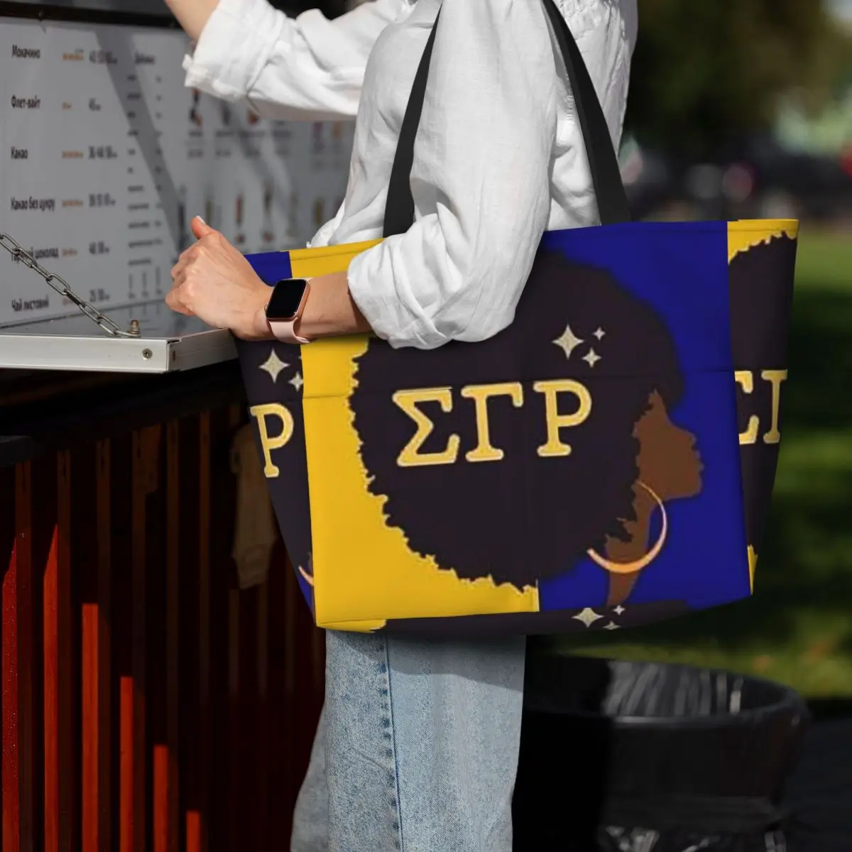 

Sigma Gamma Rho 1922 SGR Beach Tote Bag Sport Gym Yoga Duffle Large Tote Bag Women Travel Bag Fitness bag