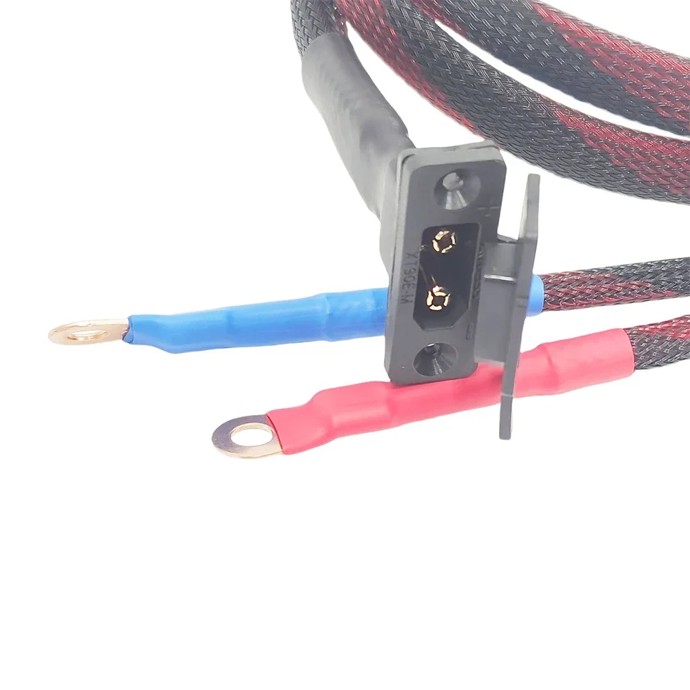 10 AWG สายแบตเตอรี่จักรยานไฟฟ้าสำหรับ XT90E-M ปลั๊กโอริงขั้วต่อแบตเตอรี่ชิ้นส่วนจักรยานสายชาร์จพอร์ต