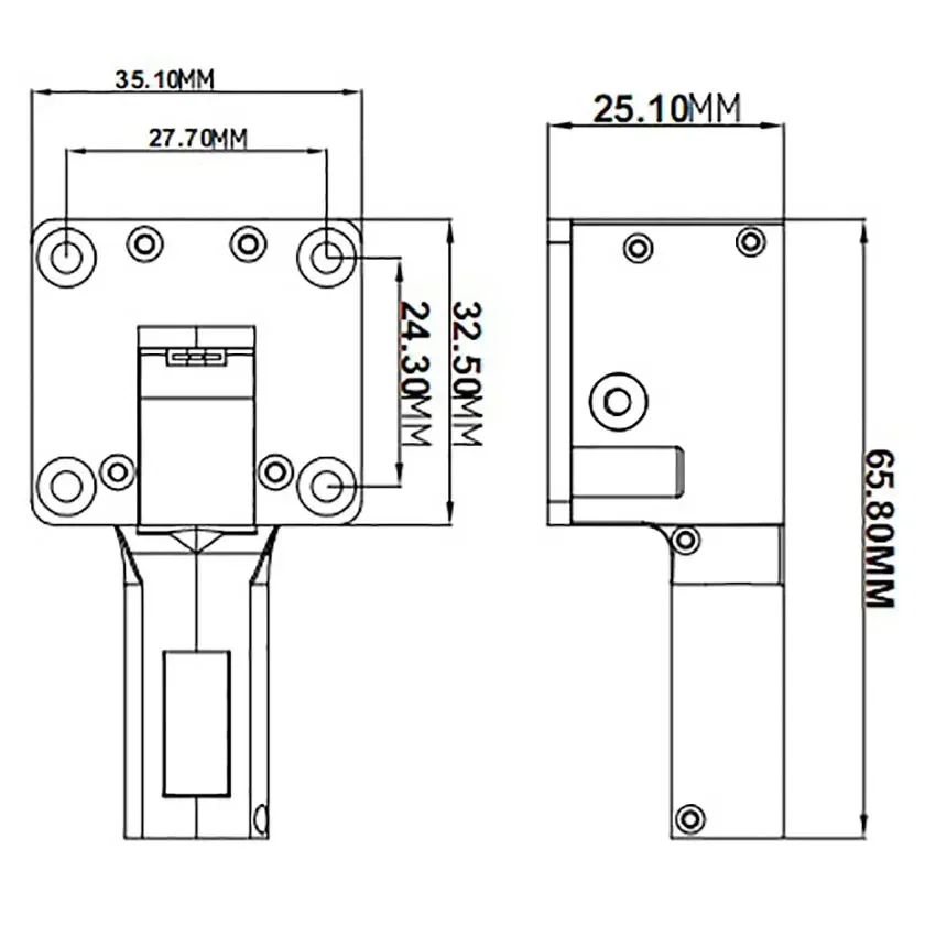Train d'atterrissage rétractable électrique 40G, trou d'arbre de 3mm, modèle d'avion RC Warbird Sporter, biplan pour débutant