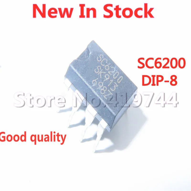 

5 шт./лот, 100% качество SC6200 DIP-8, ЖК-чип управления питанием, новый оригинальный в наличии
