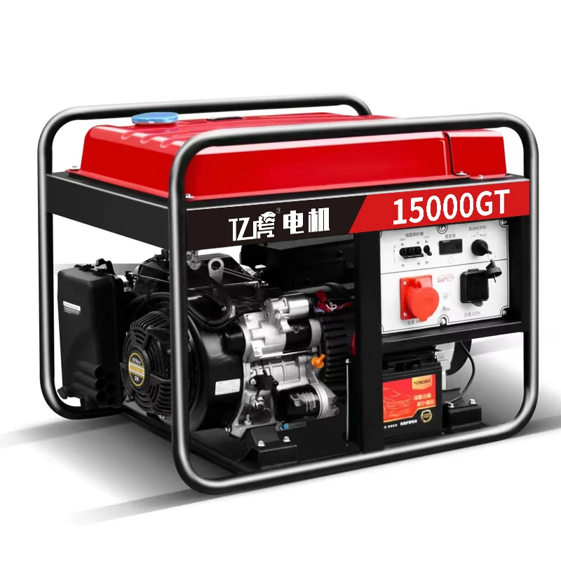 15KW gasoline generator 380 volts 220V for construction household outdoor frequency conversion drone charging