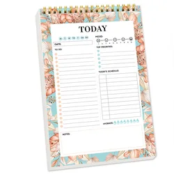 A5 Daily English Plan This Simple Schedule Time Management Plan This Memo Office Notebook