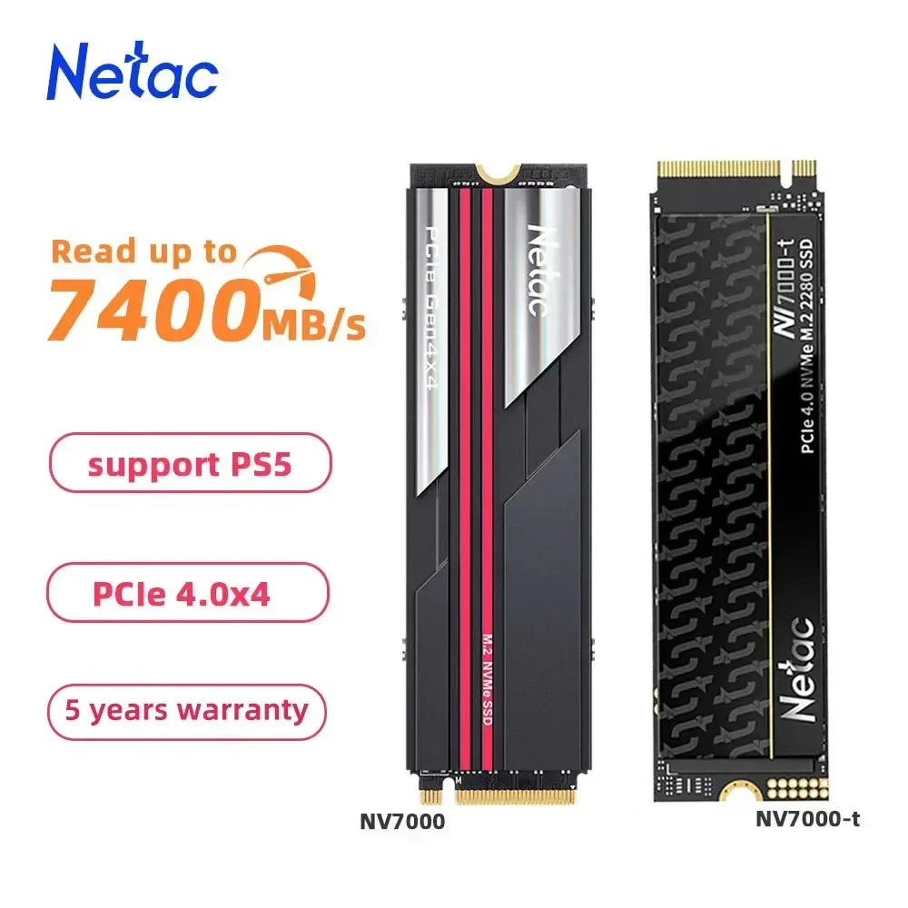 

Top! Netac SSD M2 NVMe 1tb 2tb 4tb 512gb NVMe M.2 2280 PCIe4.0x4 Internal Solid State Drive SSD 1tb for PC PS5 Laptop