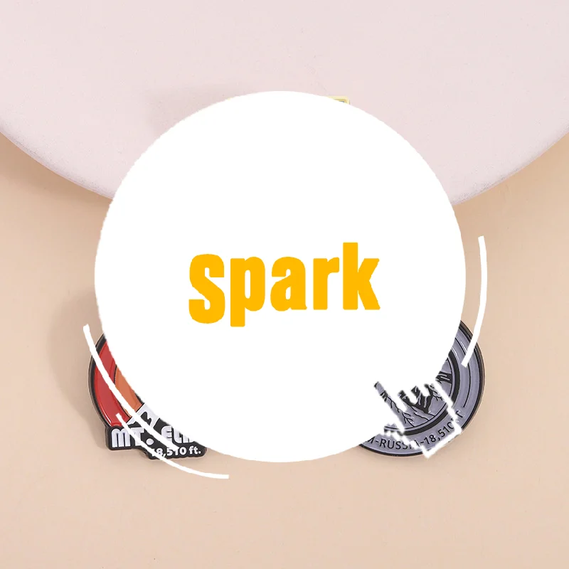 روسيا Elbrus جبل المينا دبابيس المناظر الطبيعية شروق الشمس الثلوج الجبل دبابيس ظهره شارة التلبيب السفر مجوهرات هدية الأصدقاء #1