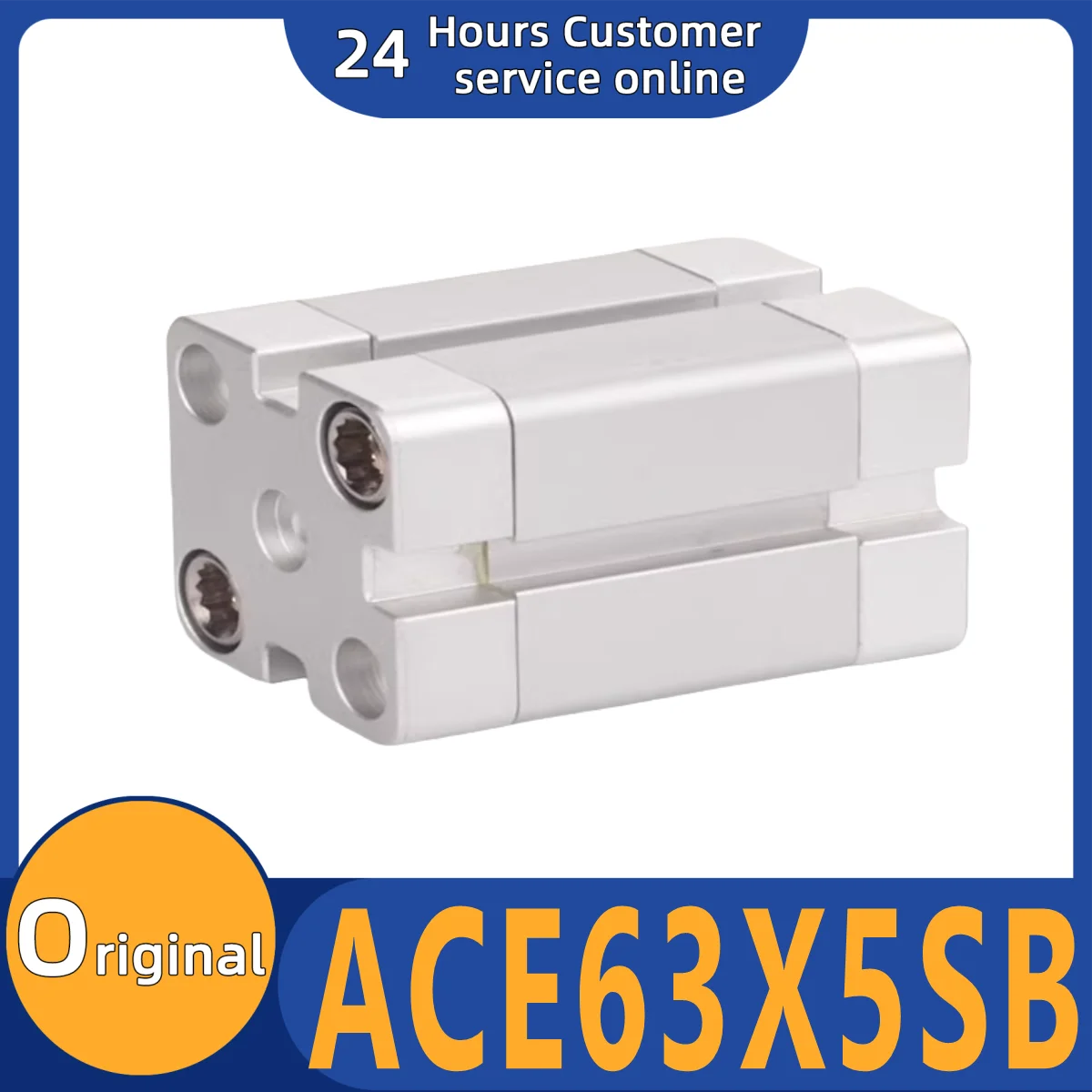 

Brand new original compact cylinder ACE63X5SB ACE63X10SB ACE63X15SB ACE63X20SB