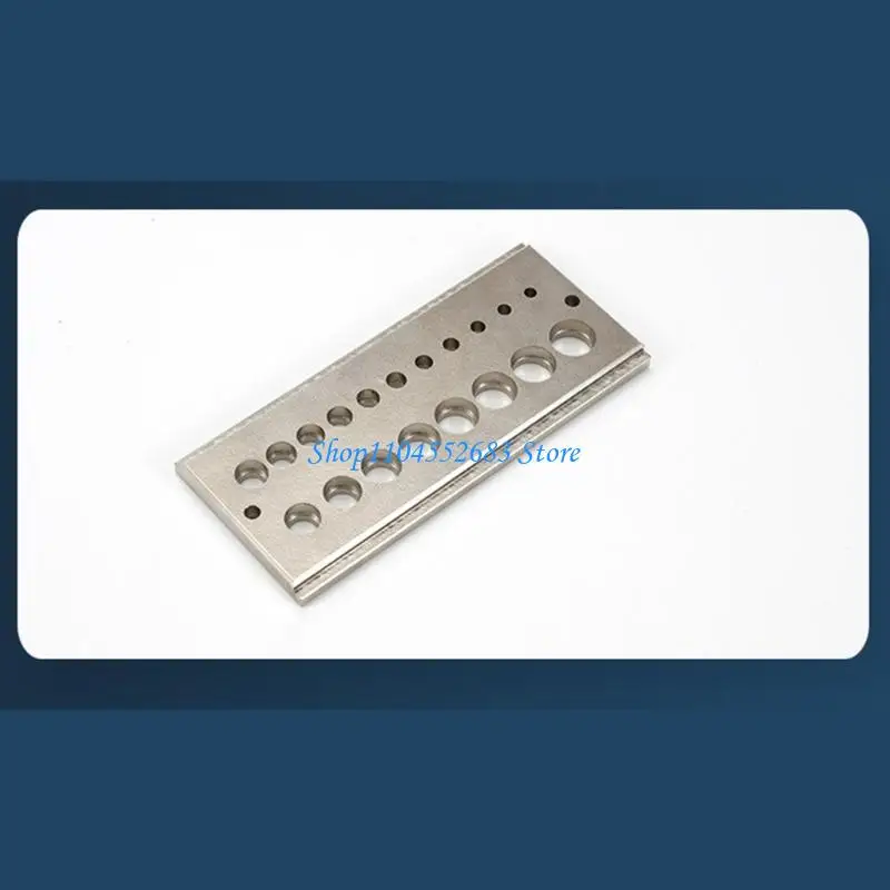 y6gd الصلب الصلب لوحة الصلب الصلب لوحة 19 ثقوب صانع الصلب لوحة الصلب من 1/8inch إلى 5/8 بوصة الإمبراطورية من أجل الخشب #2