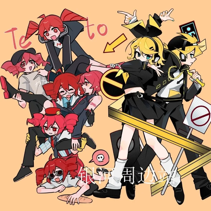 

New Kasane Tetoo Acrylic Stand Figure Virtual Songstress Anime Peripherals Cute Cartoon Originality Desktop Ornament Gifts