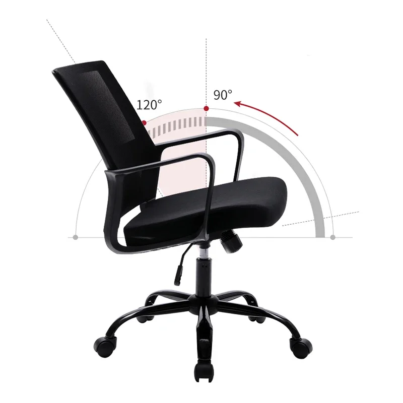 Office Computer Chair Household Staff Meeting Rotary Lifting Stool Simple And Comfortable Mesh Armchairs Gaming Chairs Furniture