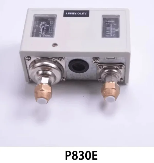 Cold storage unit pressure switch control relay P830HME P830E manual or automatic Dual pressure control switch