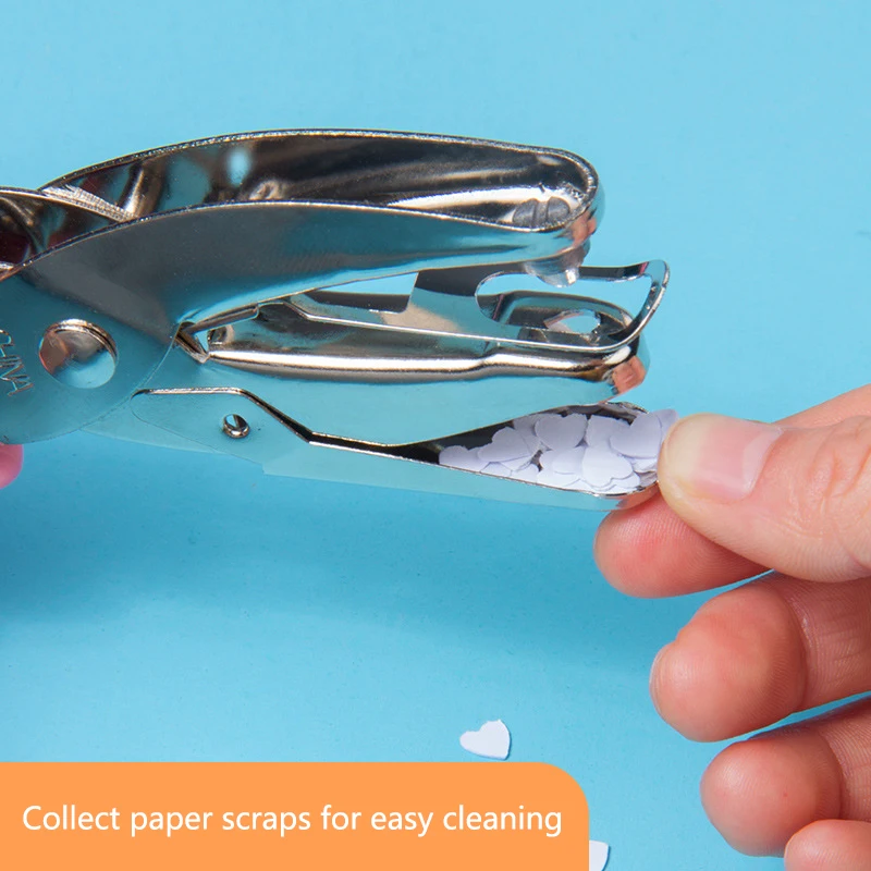 Cute Single Hole Puncher Scrapbooking Paper Star Heart Circle Hole Punch DIY Craft Shape Cutter Perforator