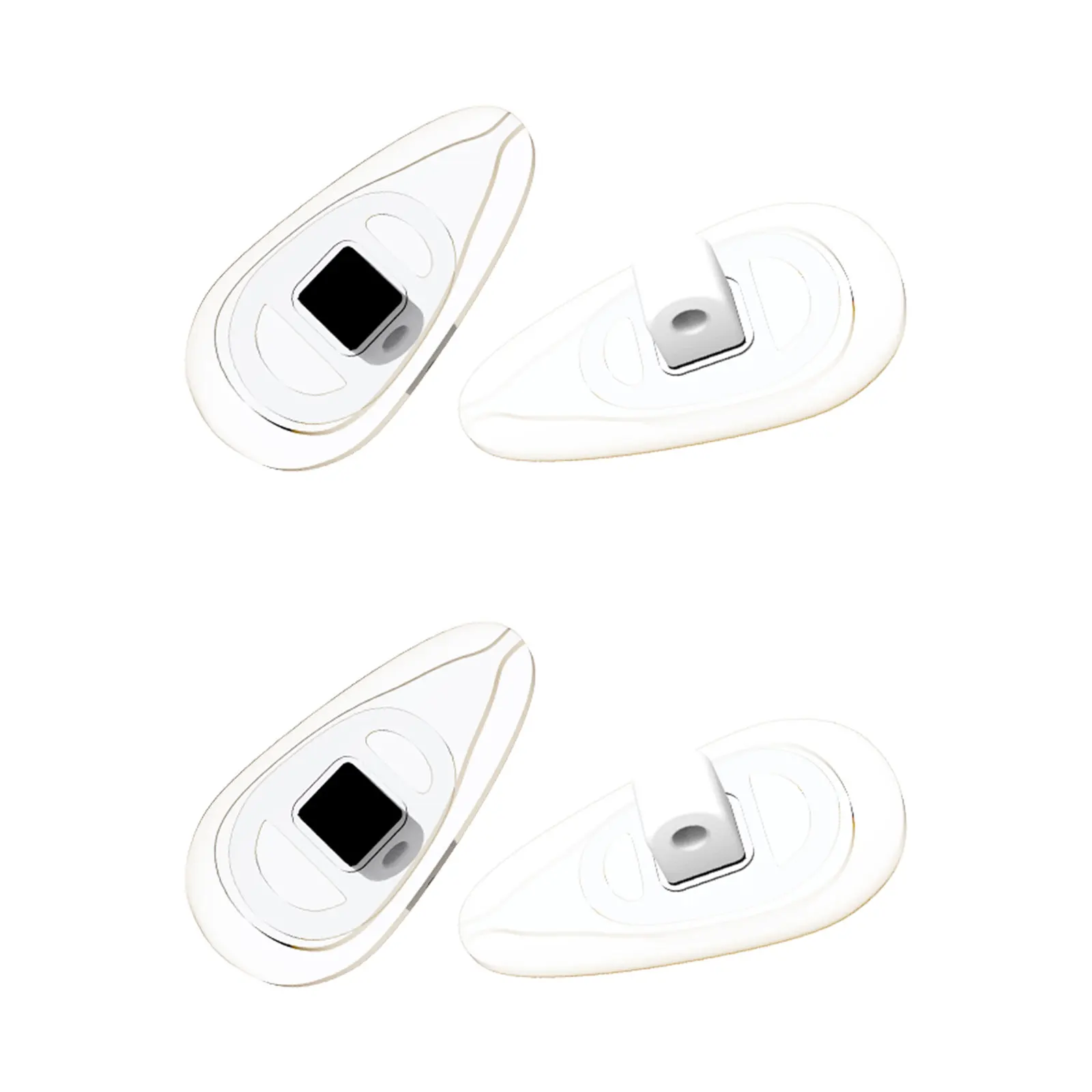 Bwake Replacement Rubber Nose Pads for-Oakley Conductor 6 OO4106,Conductor 8 OO4107,Savitar OO6047 Frame - Multiple Options