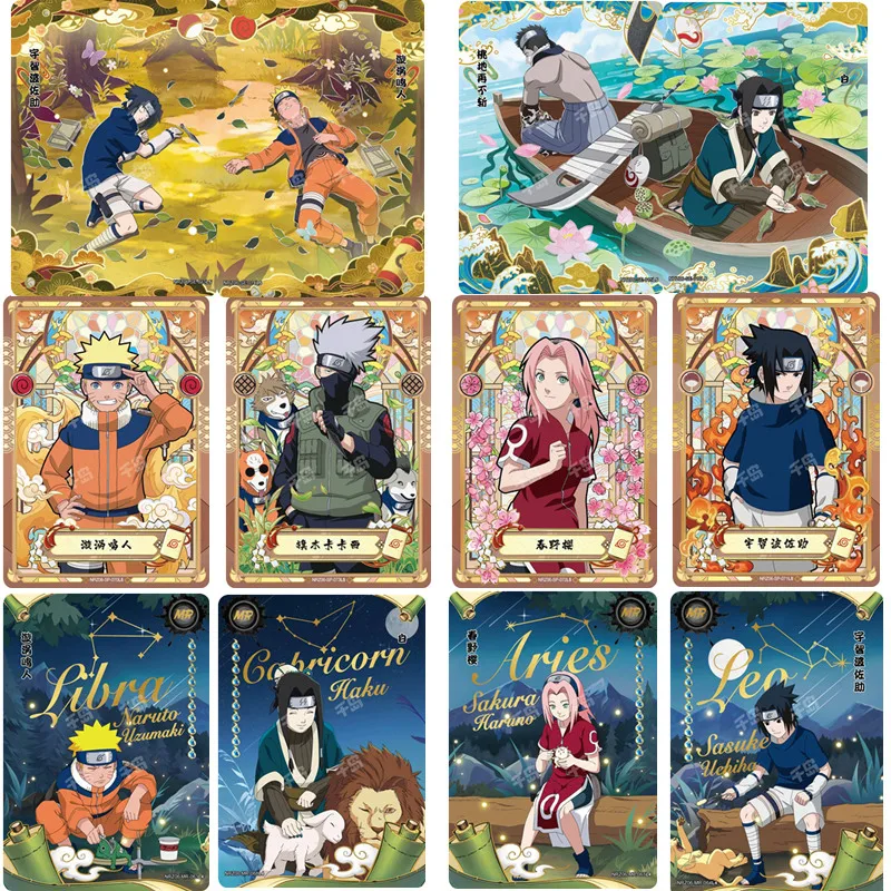 Juego de cartas Naruto Era, paquete especial, formación Ninja, capítulo 6, SE SP raro, MR BP, Naruto, Sasuke, Hinata