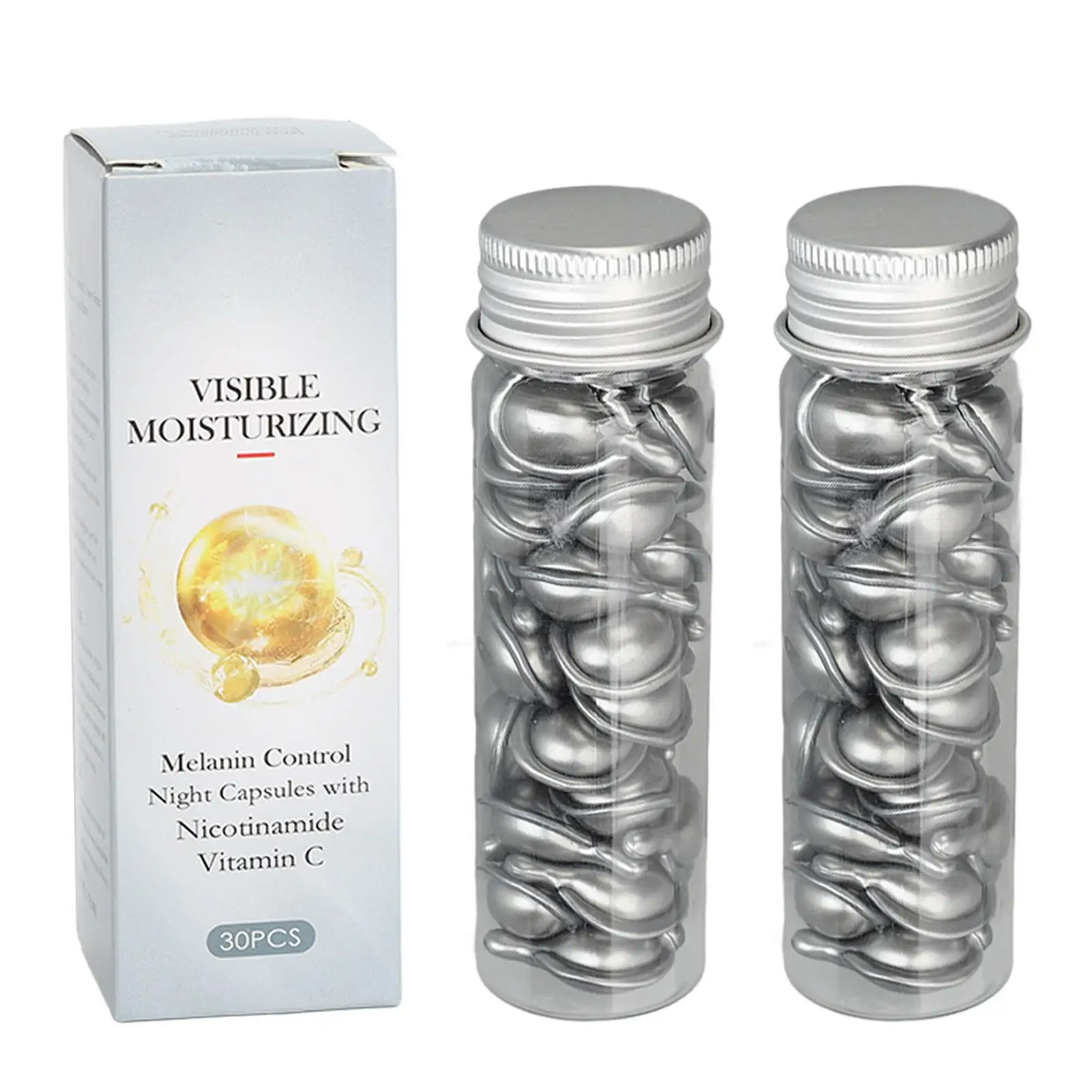 

Brightening Spot Repair Capsules with Moisturizing Formula for Skin Spot Fading and for daily Care with Storage Bottles