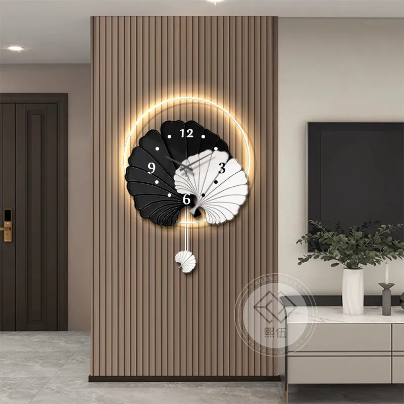 Modern Led Clock Wall Luxury Living Room Design Fashion Restaurant Bedrooms Wall Clocks Creative Reloj De Pared Home Decoration