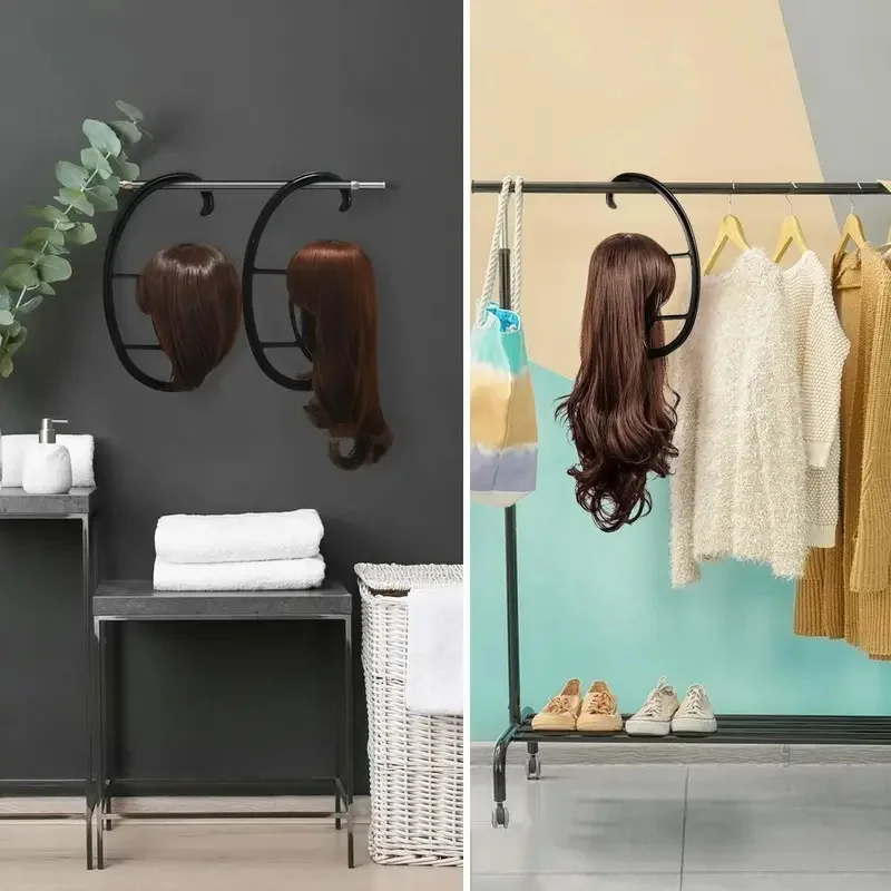 حامل شعر مستعار، حامل تجفيف الشعر المستعار، هدايا على شكل شعر مستعار للسيدات ومصففي الشعر، أدوات تصفيف الشعر ذات المظهر العصري