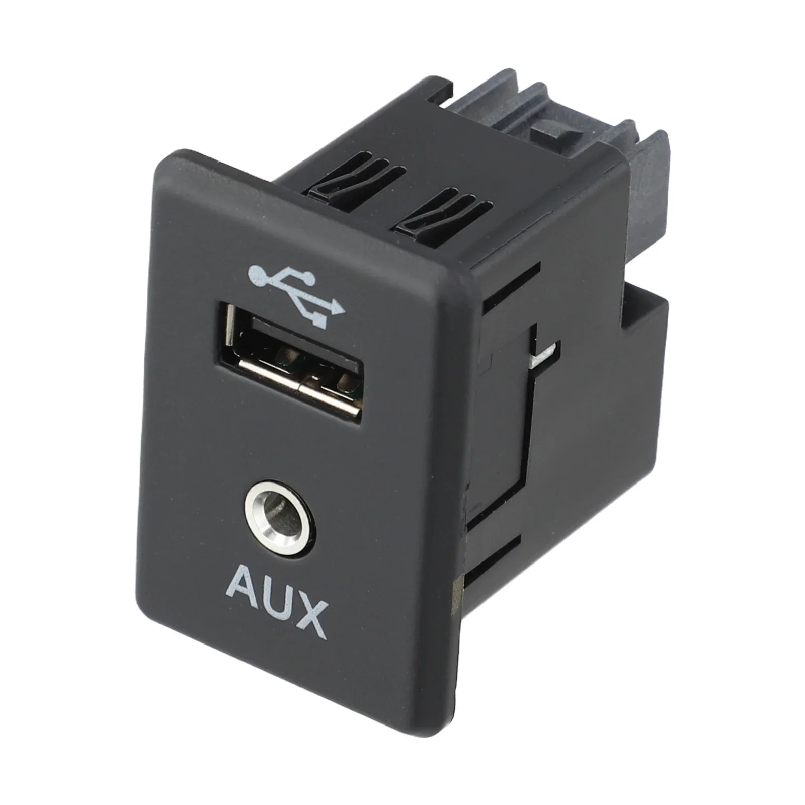Audio Socket Car AUX Interface Car Audio Installation Cable Non-deformable Structure Convenient Cable Extension