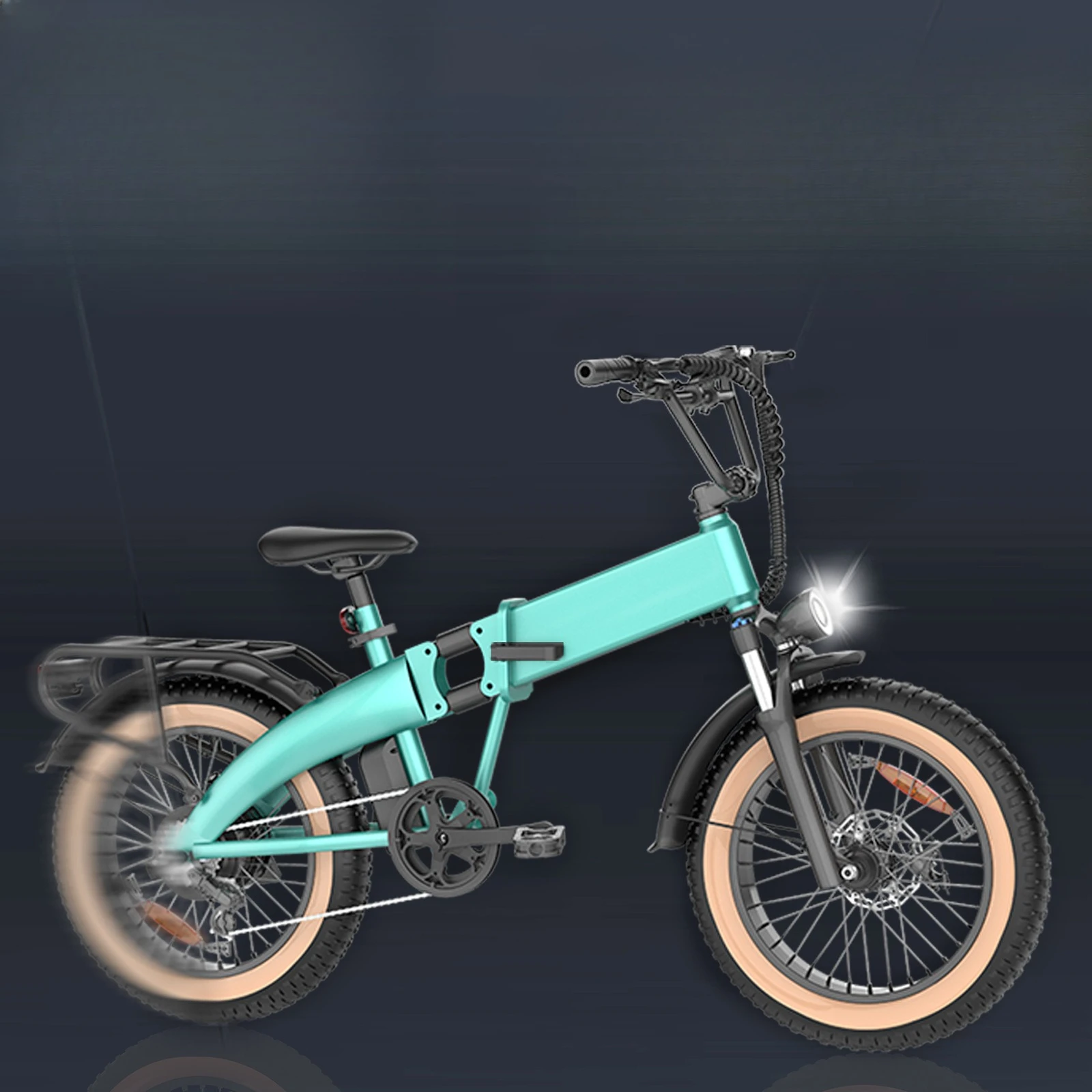 Electric bicycle 36V folding motorcycle variable speed driving mountain bike to help electric vehicles off-road