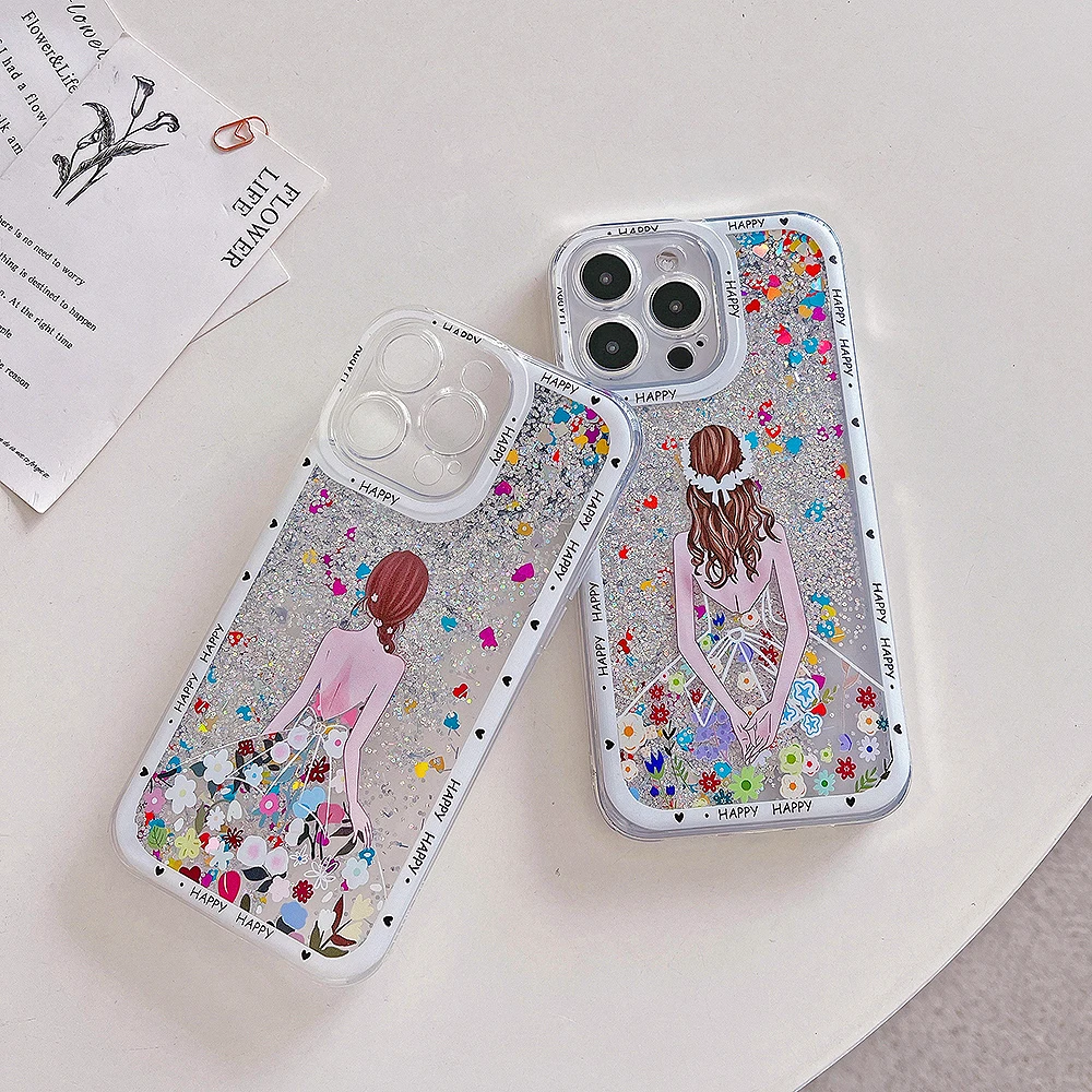 Funda de silicona para teléfono móvil, carcasa trasera de moda para iPhone 15, 14, 13, 12, 11Pro Max, X, XR, XS, 7, 8 Plus