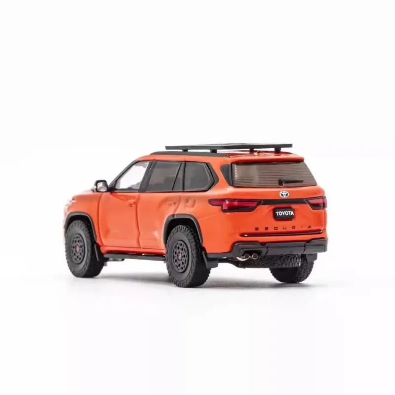 Modèle de voiture statique de simulation en alliage pour enfants, Toyota Sequoia SUV, collection de jouets décoratifs, cadeaux de vacances, 1:64