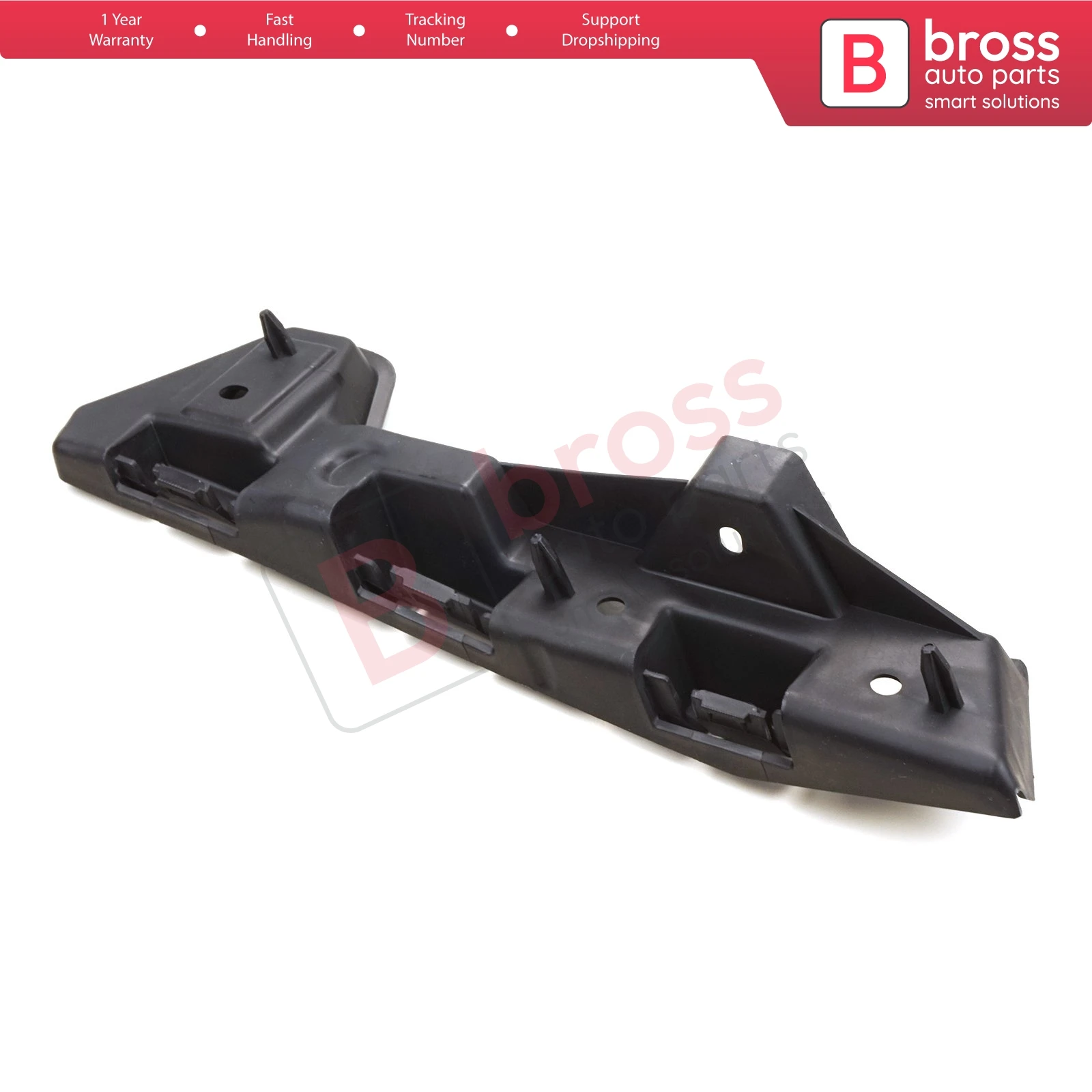 Bross BSP686 Bumper Holder Bracket 620430006R Front Left for Master MK3 2011-2017, NV400 2011-2017, Movano MK3 2011-2017