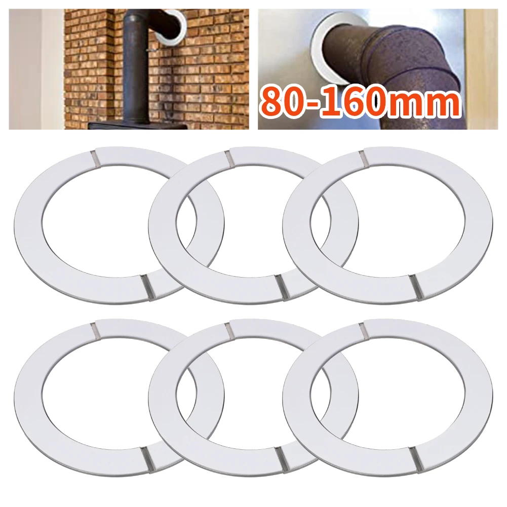 

80-160mm Stainless Steel Decorative Cover Pipe Gas Water Heater Cover Shower Cover Sewer Pipes Exhaust Holes Plumbing Accessori