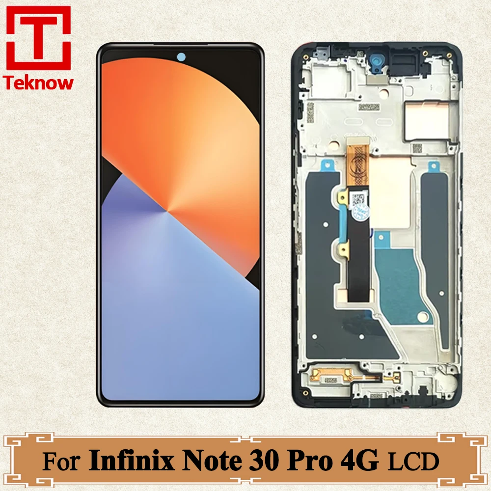 

AMOLED 6.67" For Infinix Note 30 Pro X678B LCD Display Digitizer Assembly Touch Screen Replacement For Infinix Note 30 Pro LCD