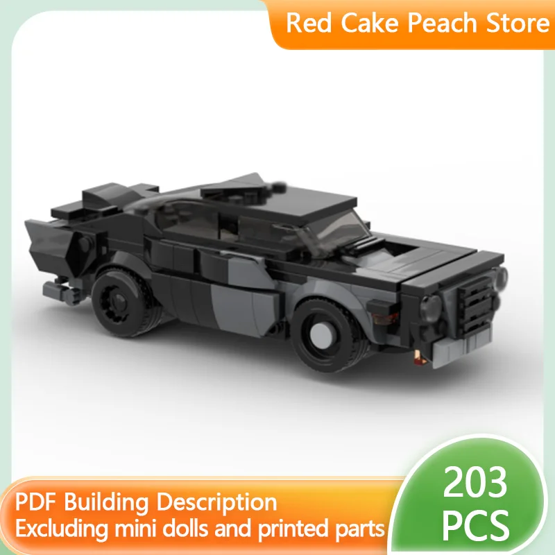 Modelo de coche urbano, ladrillos de construcción MOC, vehículo de batalla blindado, tecnología Modular, regalos de vacaciones para niños, juguetes para montar, traje