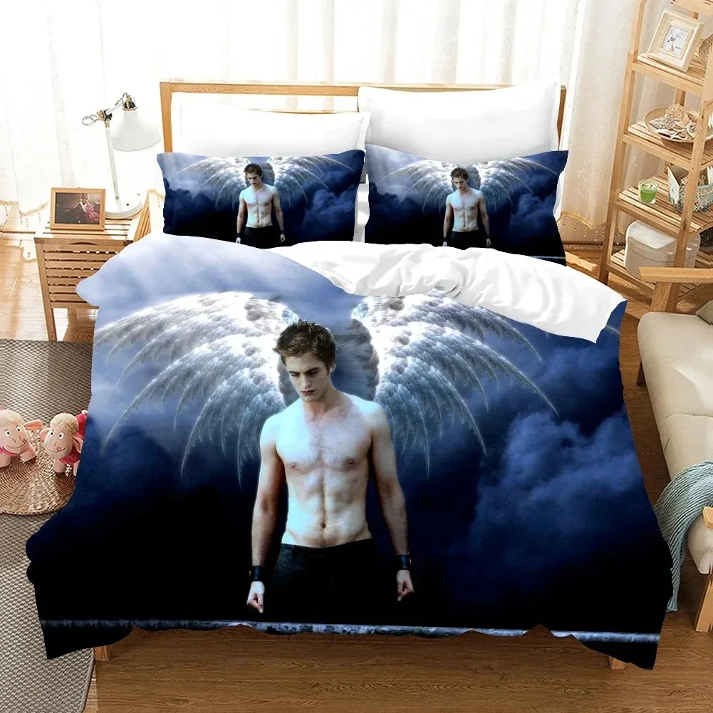 Bella Vampire Girl Duvet Cover The Twilight Pillowcase Bedding Set Boys Girls Bedroom Decoration Gift Single Double Size