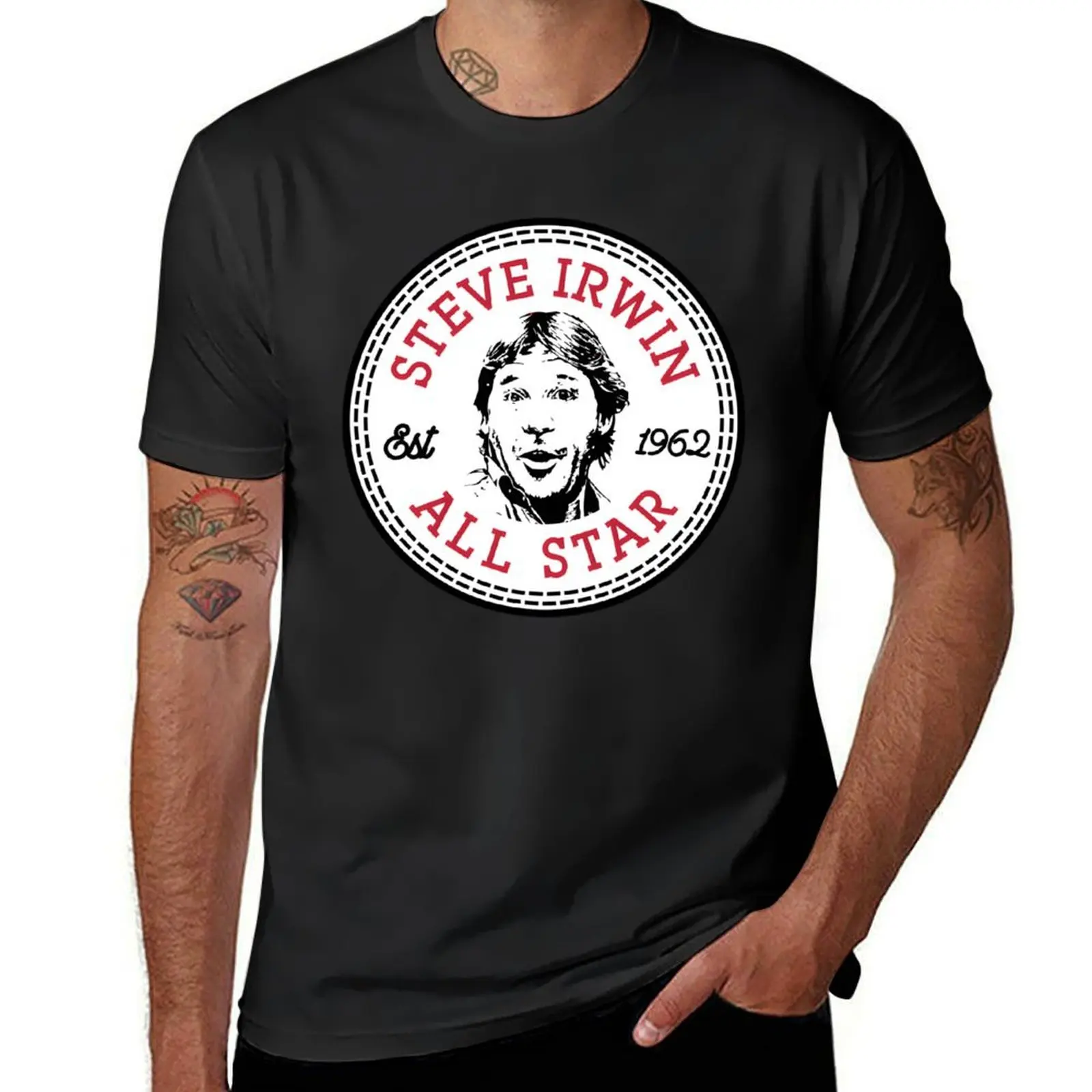 

Steve Irwin T-Shirt plus size tops kawaii clothes sweat t shirts men