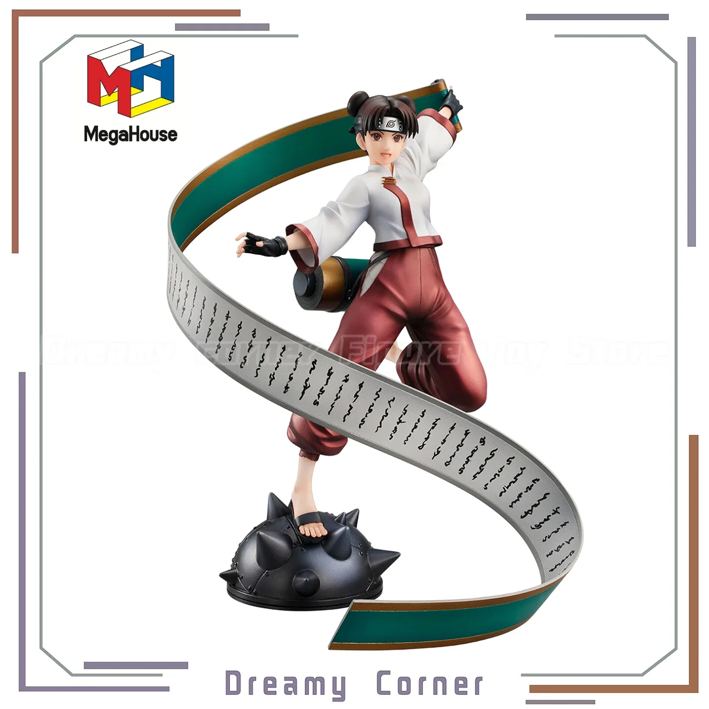 【En stock】Colección original de figuras de juguete de la serie MegaHouse GALS NARUTO Shippuden Tenten