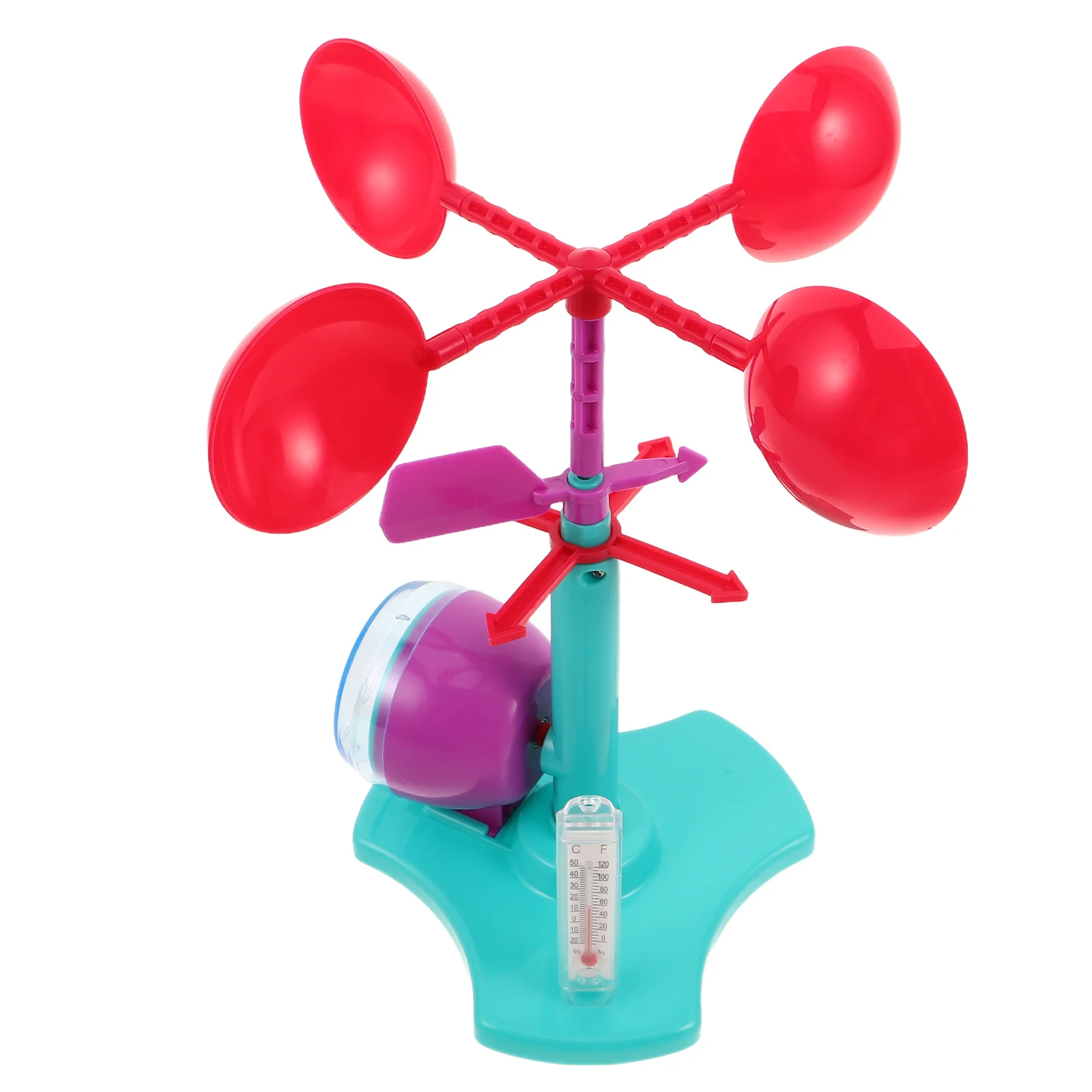 Stem Wind Vane Science Kit for Kids DIY Anemometer with Direction Measurement Educational Physics Experiment Set for Classroom