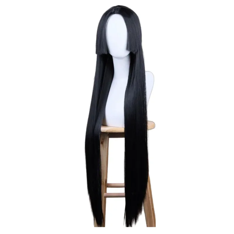 Anime Seven Warlords of The Sea Boa·Hancock Empire Snake Cosplay Costume Black Cloak Kimono Wig Woman Sexy Carnival Suit 5ftu^ 5