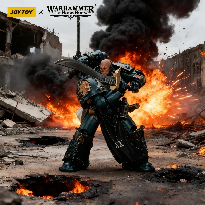 

JOYTOY Warhammer 30K Alpha Legion Harrowmaster Armillus Dynat Action Figure 1/18 Anime Mecha Warrior Collection Model Toys Gift