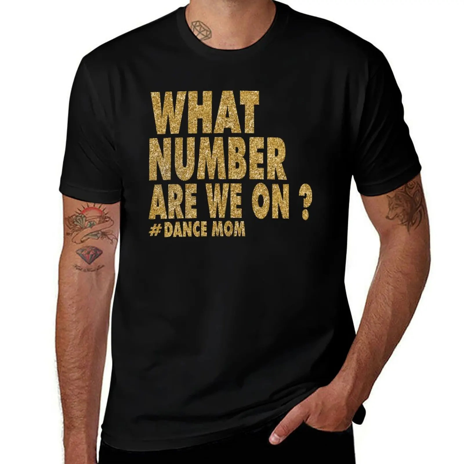 What Number Are We On Dance mom life T-Shirt Soft Anti-Shrink Cotton Tee
