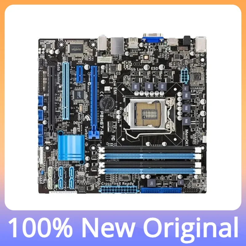 

Original P8h67-m Lga 1155 Ddr3 For I3 I5 I7 Cpu 32gb Usb2.0 H67 Desktop
