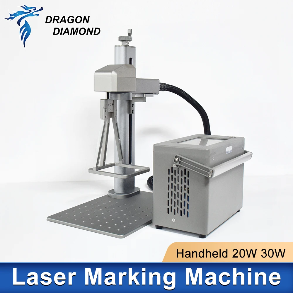 20W 30W Wireless Handheld With Holder Fiber Laser Marking Engraving Cutting Carving Machine for Silver Gold Steel Cutter