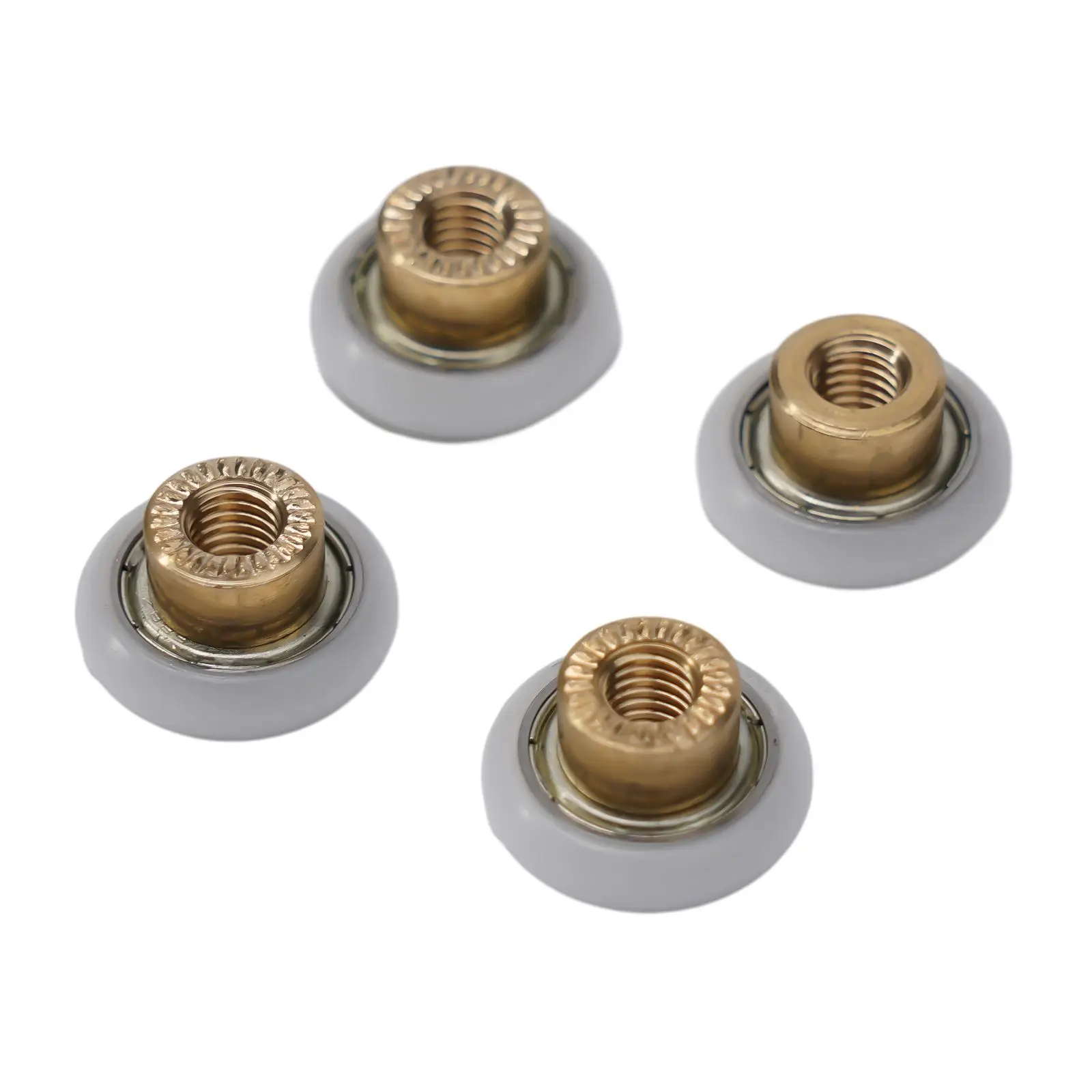 4pcs Universal Shower Room Cabins Pulley Bathroom Shower Room Roller Runners Wheels Pulleys Diameter 20mm 23mm 25mm 27mm