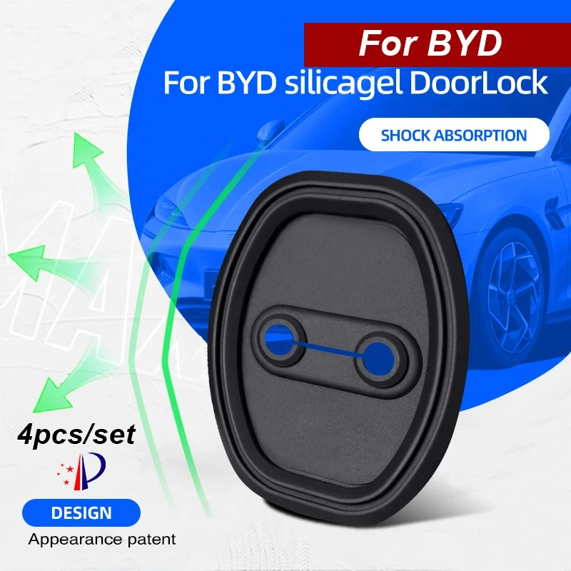 

Silicone Car Door Lock Protective Cover For BYD Atto 3 Han EV 600 Yuan Dolphin E2 Song PRO Max Tang DM 2018 Qin PLUS Accessories