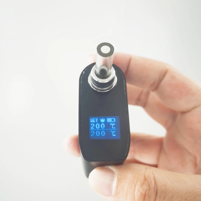 NIU PRO-Kit de vaporisateur d'herbes sèches avec écran OLED, appareil à vapeur pour tabac, kit de mod de boîte de vapotage, contrôle de la température, batterie 2200mAh