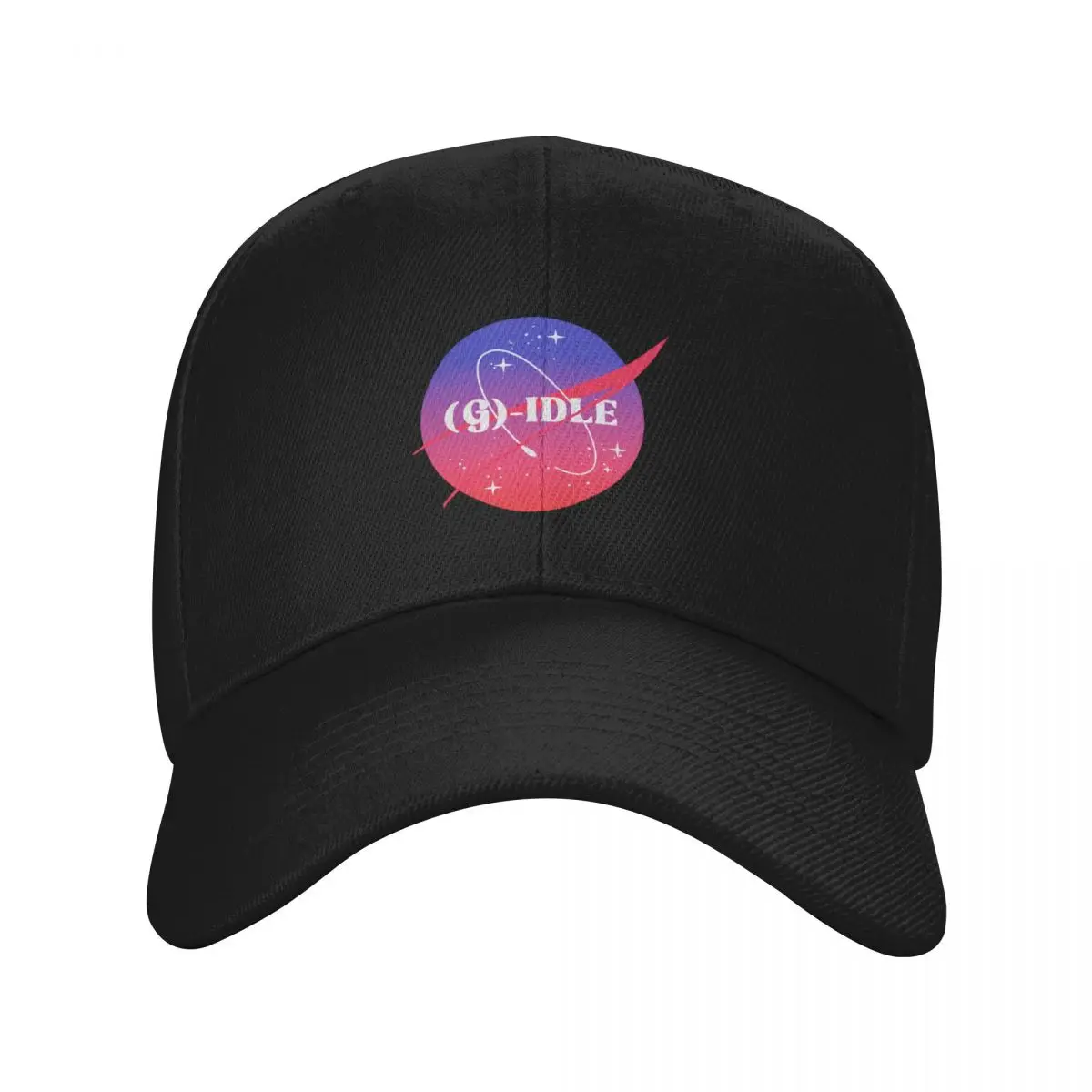 (G)-IDLE (NASA)?sticker Baseball Cap Hat Beach Rave Christmas Hat Fishing cap Women's Hats 2025 Men's