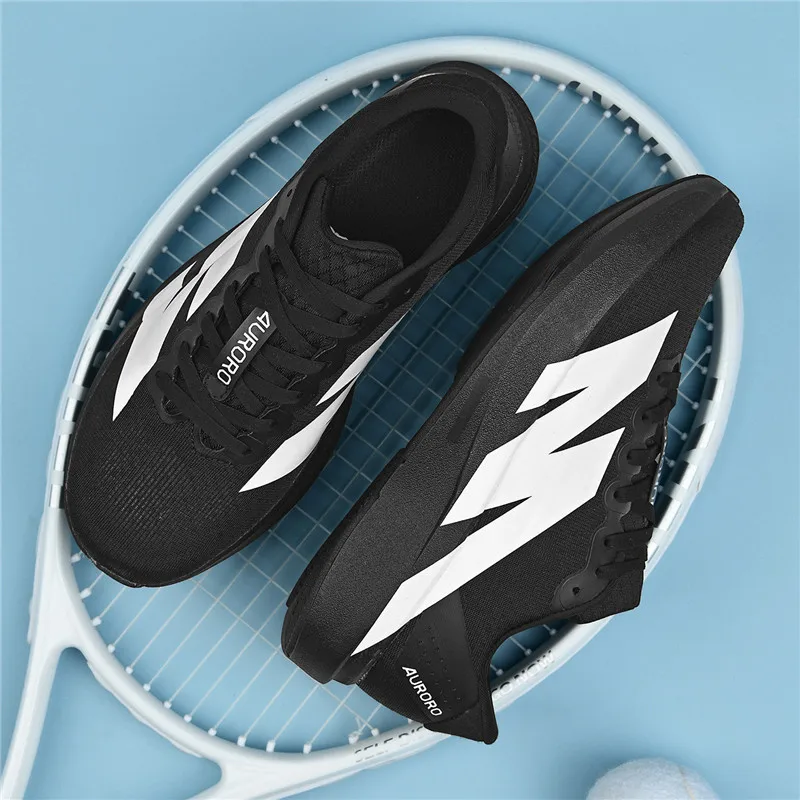 Men Carbon Plate Running Shoes Breathable Women Athletic Tennis Sneakers Cushion Sport Trainers Outdoor Marathon Jogging Shoes view 5