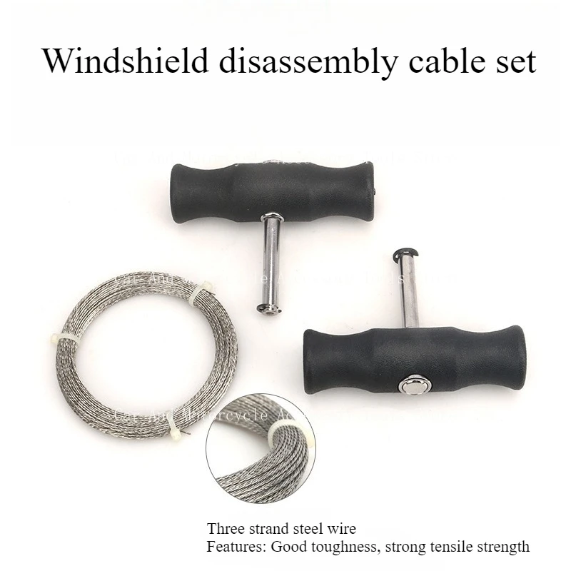 

Набор съемников тросов для снятия лобового стекла автомобиля