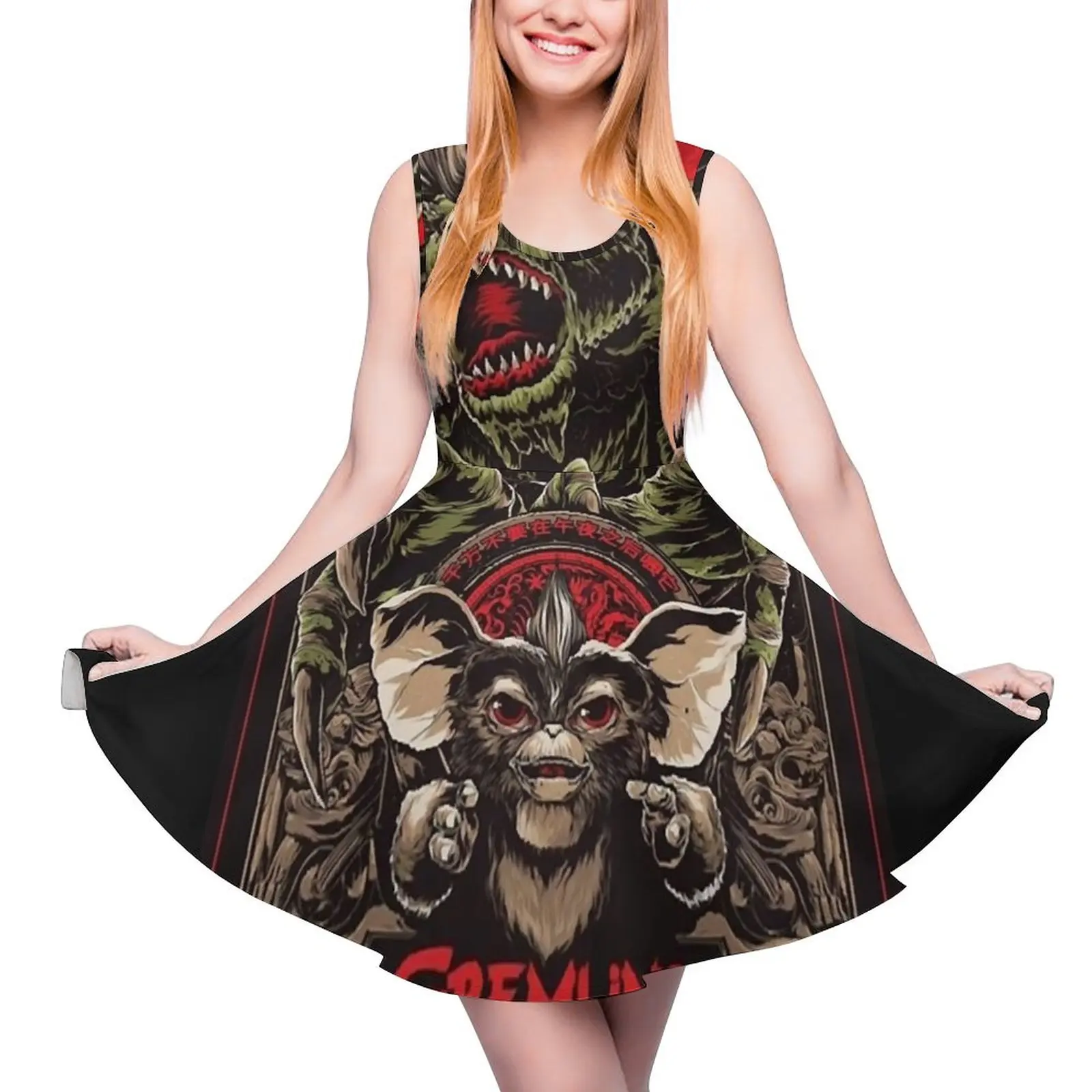 Gremlins (1984) Poster Classic T-Shirt Sleeveless Dress women clothes Elegant gowns womens clothing loose summer dress